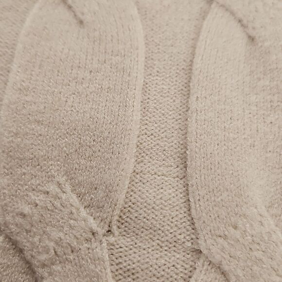 Suzy Shier Knitted Turtleneck Long Sleeves Sweater Small Off White - Picture 16 of 16